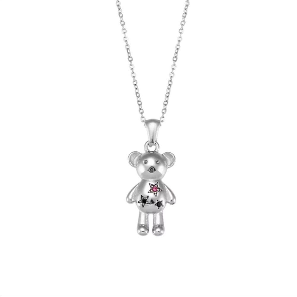 NEW SILVER PENDANT CUTE BEAR NECKLACE, NICE NECKLACE, CUTE NECKLACE - Picture 2 of 4